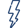 Lightning bolt icon.